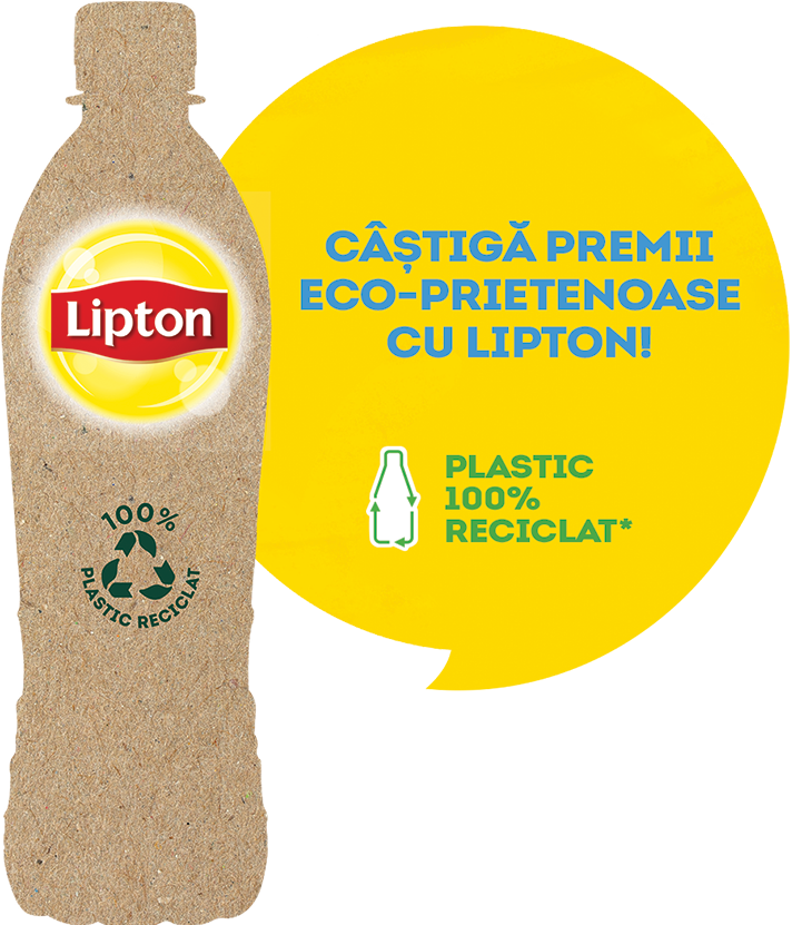 Lipton sticla reciclabila